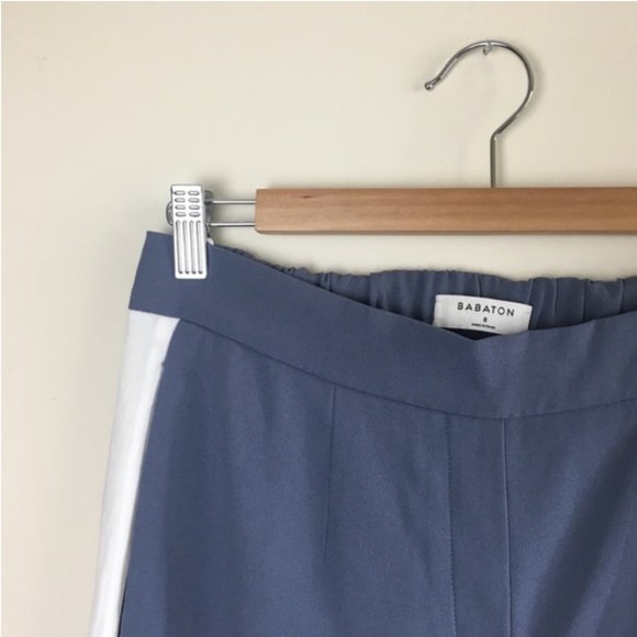 Aritzia Babaton Conan Pant Size 8 Blue / White - Picture 8 of 8